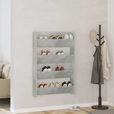  Zidni ormarići za cipele 2 kom boja betona 80x18x60 cm drveni | shoptok.hr
