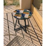 Kave Home Okrugao vrtni stolić s keramičkom daskom ø 45 cm Tella – | shoptok.hr