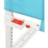 vidaXL sigurnosna ograda za dječji krevet plava 180 x 25 cm od tkanine | shoptok.hr