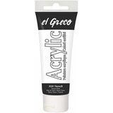  Akrilna boja el greco 75 ml titanium white Cene