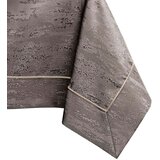 AmeliaHome Stolnjak Vesta s manšetom i obrubom 140x160 cm, smeđa | shoptok.hr