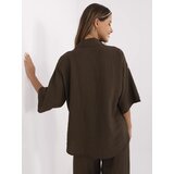 Italy Moda Shirt-MI-KS-6537.74P-dark brown | shoptok.hr