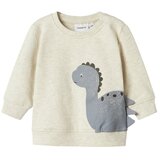 name it pulover DR 13246564 NBMNIXEN LS SWEAT BRU F bež 74 | Shoptok.si