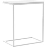  Bočni stolić bijeli 55 x 35 x 66 cm od konstruiranog drva | Shoptok.si