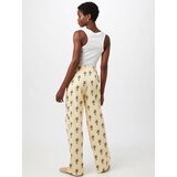 Trendyol Hlače ecru/prljavo bijela / zelena / crna | shoptok.hr