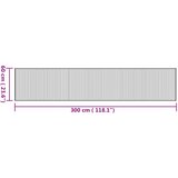  Tepih pravokutni prirodni 60 x 300 cm od bambusa | Eponuda.com