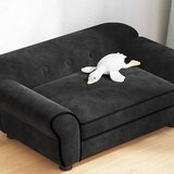 SOFA za pse crna 72 x 45 x 30 cm plišana | shoptok.hr