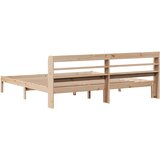  Okvir kreveta bez madraca 200 x 200 cm od masivne borovine | shoptok.hr