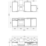 Flex-Well Kuhinjski Blok Z Aparati Nano, Barva Bukve | Shoptok.si
