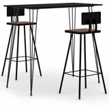  3-dijelni barski set crni | shoptok.hr