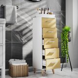 MID.YOU Srednje Visoka Omara Landos M, Hrast, Bela | Shoptok.si