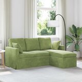 SOFA Svijetlo zelena 178 x 134 x 80 cm Baršun Cijene