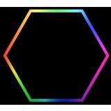  Hexagon LED tube light 1 head RGB 12V 410mm 6pcs | ePonuda.com