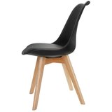 MID.YOU Set Stolov Scandi, Črna, Bukev, 4-Delni | Shoptok.si