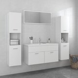 Maison Chic Komplet kopalniškega pohištva - Kopalniški sestavi bele barve iverna plošča, (21787108) | Shoptok.si