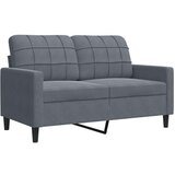 vidaXL Dvosjed tamnosivi 120 cm baršunasti | shoptok.hr