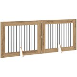  Vrata za pse s postoljem 2 pcs Hrast artisan 100 x 80 cm | shoptok.hr