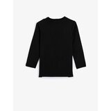 Koton 4WKB10049TK Cotton Boys' Sweatshirt BLACK cene