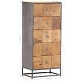 vidaXL Ladičar od masivnog obnovljenog drva 45 x 30 x 100 cm | shoptok.hr