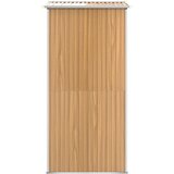  Vrtno spremište svjetlosmeđe 192 x 108 x 223 cm pocinčani čelik | Eponuda.com