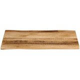 Stolna ploča sa živi rub 80x60x3,8 cm masivno grubo drvo manga | shoptok.hr