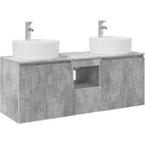  Set ormarića za kupaonicu 3 kom. Betonska siva | shoptok.hr
