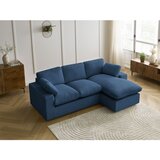 Bobochic Paris Plava kutna garnitura od samta Belair – | shoptok.hr