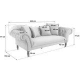 MID.YOU 3-SED, opečnato rjava tekstil | Shoptok.si