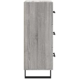 vidaXL Komoda boja hrasta sonome 34 5x34x90 cm od konstruiranog drva | shoptok.hr