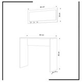 Hanah home Komoda Salerno, 80x82x30 cm, Bijela | Eponuda.ba