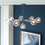  Endon 104051 - Luster na šipci ALLEGRA 8xE14/7W/230V sjajni hrom | Eponuda.com