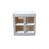  Nazidna kutija sa poklopcem i 4 slota za 45x45mm module (8M) dim. 116x132x70mm NA2532AS2P2D | ePonuda.com