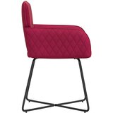  Trpezarijske stolice 6 pcs Baršun Vinska crvena | shoptok.hr