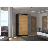 ADRK GARDEROBNA OMARA ASTEN 100 CM (VEČ BARV)-Črna/artisan | Shoptok.si