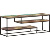 TV ormarić 130 x 30 x 45 cm od masivnog obnovljenog drva | shoptok.hr
