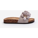 Boto Women's Grey Sandals with Decorations Bunlia | ePonuda.com