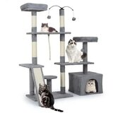 SUPERHOME Maca Lounge grebalica i penjalica za mačke 136cm Siva | Eponuda.com