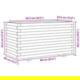 Vrtna sadilica bijela 90x40x49 5 cm od masivne borovine | shoptok.hr