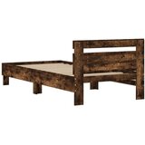  Okvir kreveta bez madraca s uzglavljem boja hrasta 100x200 cm | shoptok.hr