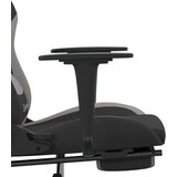  Masažni gaming stol z oporo za noge črno in svetlo sivo blago, (21152258) | Shoptok.si