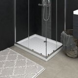 vidaXL Podloga za tuširanje s točkicama bijela 90 x 70 x 4 cm ABS Cijene