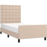  Okvir za krevet boja cappuccina 100x200 cm umjetna koža | shoptok.hr