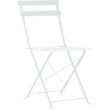 vidaXL 3-dijelni bistro set čelični bijeli | shoptok.hr