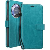 Oem Mayaxess, Denarnica za Honor Magic 8 Lite s trakom in funkcijo stojala, Turkizna, (5000275037) | Shoptok.si
