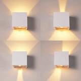 AUDOR 12W LED stenska svetilka z nastavljivim kotom svetlobe - bela | Shoptok.si
