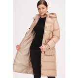 Dewberry Z6736 LADIES COAT-LIGHT BEIGE | ePonuda.com
