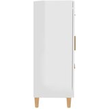  Komoda visok sijaj bela 69,5x34x90 cm inženirski les, (20654390) | Shoptok.si