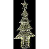 vidaXL Božično drevo med 240 LED Toplo bela 180 cm Akril | Shoptok.si