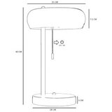 Opviq 8896-6 redblack table lamp | ePonuda.com