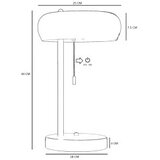 Opviq Stolna lampa Smith, Crveno-crna | Eponuda.ba